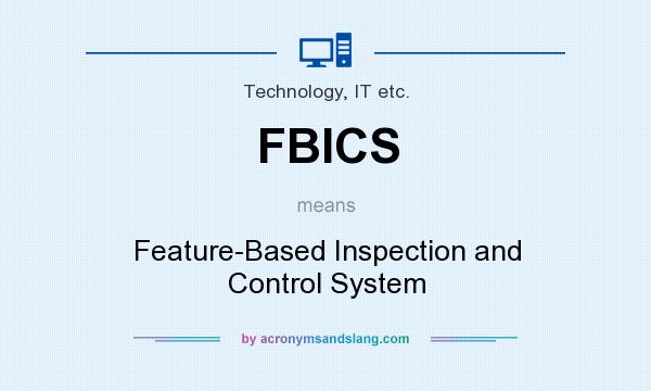 What does FBICS mean? It stands for Feature-Based Inspection and Control System