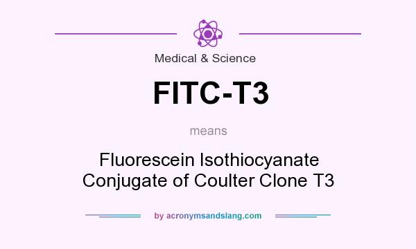 What does FITC-T3 mean? It stands for Fluorescein Isothiocyanate Conjugate of Coulter Clone T3