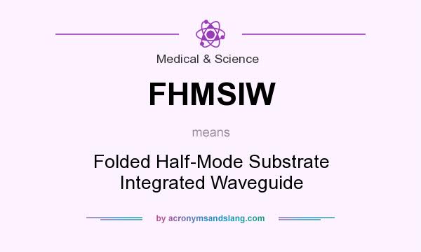 What does FHMSIW mean? It stands for Folded Half-Mode Substrate Integrated Waveguide