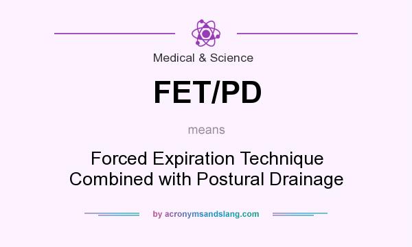 What does FET/PD mean? It stands for Forced Expiration Technique Combined with Postural Drainage