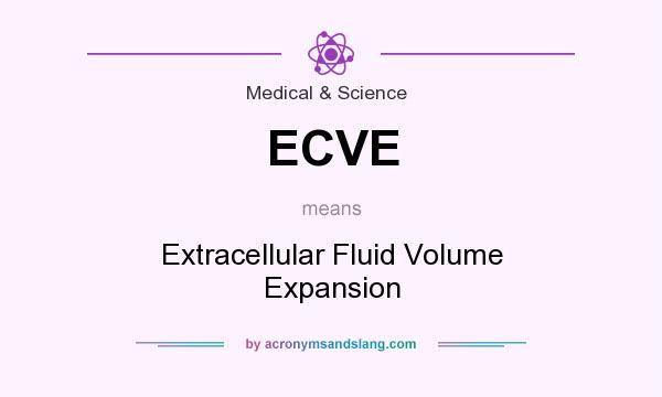 What does ECVE mean? It stands for Extracellular Fluid Volume Expansion
