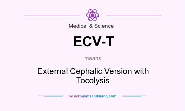 What does ECV-T mean? It stands for External Cephalic Version with Tocolysis