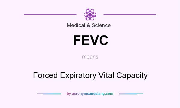 What does FEVC mean? It stands for Forced Expiratory Vital Capacity