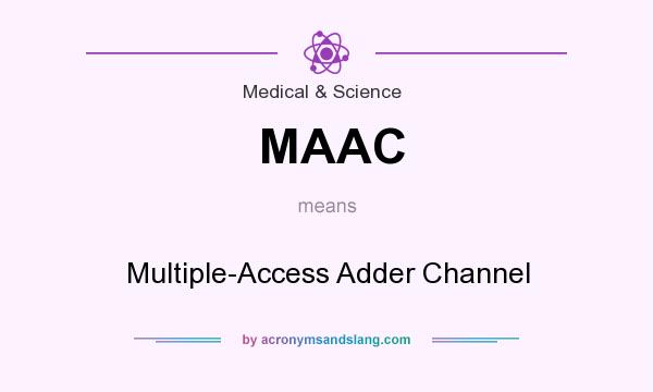 What does MAAC mean? It stands for Multiple-Access Adder Channel