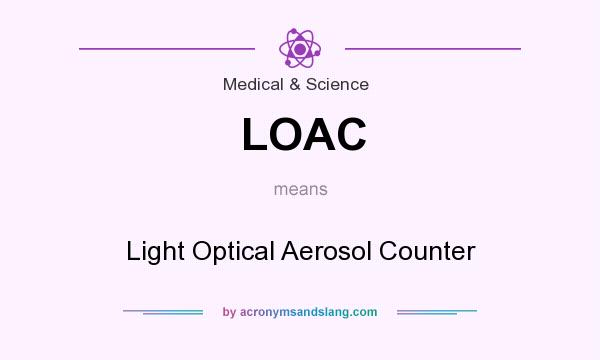 What does LOAC mean? It stands for Light Optical Aerosol Counter