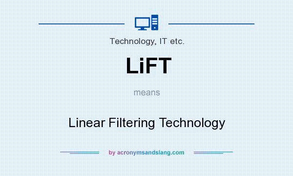 What does LiFT mean? It stands for Linear Filtering Technology