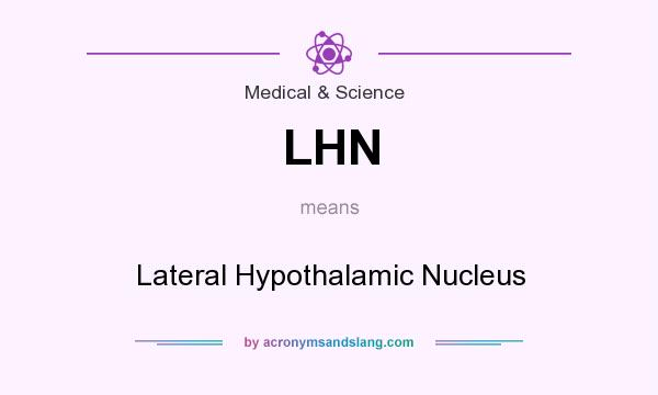 What does LHN mean? It stands for Lateral Hypothalamic Nucleus