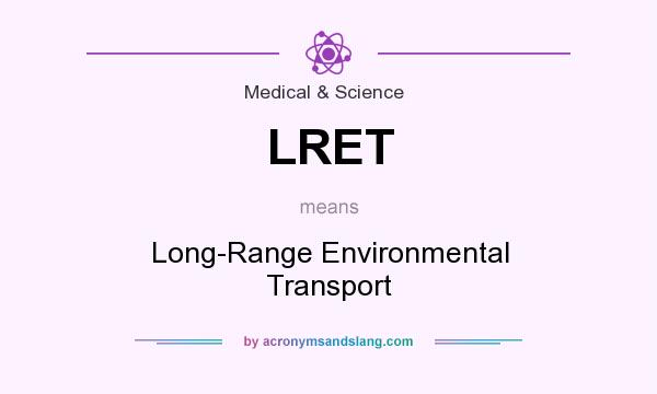What does LRET mean? It stands for Long-Range Environmental Transport