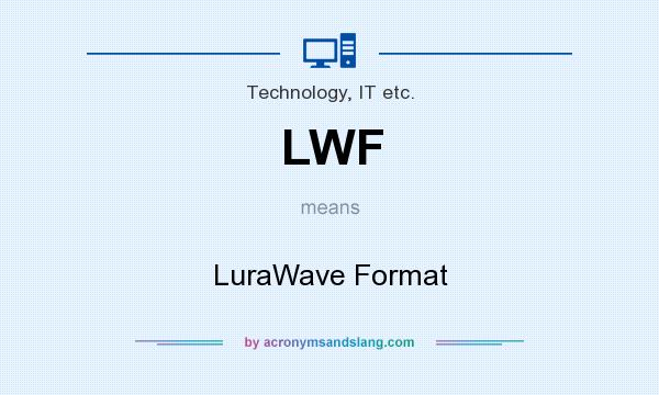 What does LWF mean? It stands for LuraWave Format