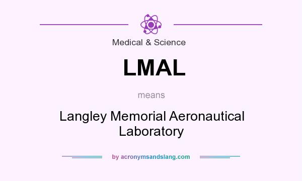 What does LMAL mean? It stands for Langley Memorial Aeronautical Laboratory