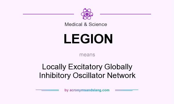 What does LEGION mean? It stands for Locally Excitatory Globally Inhibitory Oscillator Network