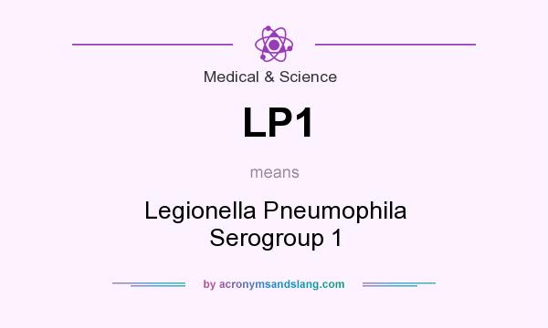 What does LP1 mean? It stands for Legionella Pneumophila Serogroup 1