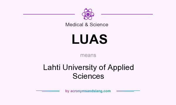 What does LUAS mean? It stands for Lahti University of Applied Sciences