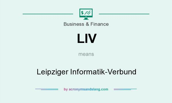 What does LIV mean? It stands for Leipziger Informatik-Verbund