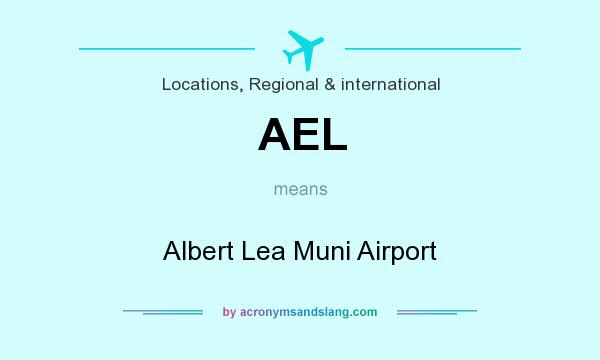 What does AEL mean? It stands for Albert Lea Muni Airport