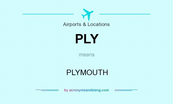 What does PLY mean? It stands for PLYMOUTH
