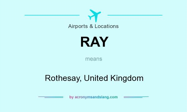 What does RAY mean? It stands for Rothesay, United Kingdom