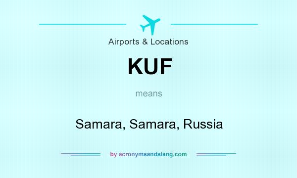 What does KUF mean? It stands for Samara, Samara, Russia