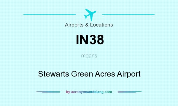 What does IN38 mean? It stands for Stewarts Green Acres Airport