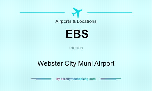 What does EBS mean? It stands for Webster City Muni Airport