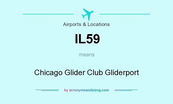 What does IL59 mean? It stands for Chicago Glider Club Gliderport