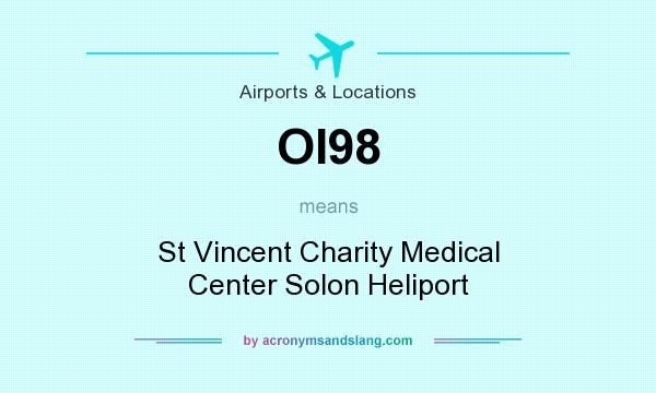 What does OI98 mean? It stands for St Vincent Charity Medical Center Solon Heliport