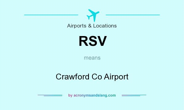 What does RSV mean? It stands for Crawford Co Airport
