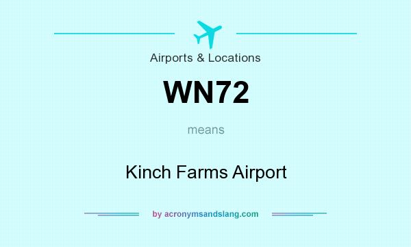 What does WN72 mean? It stands for Kinch Farms Airport
