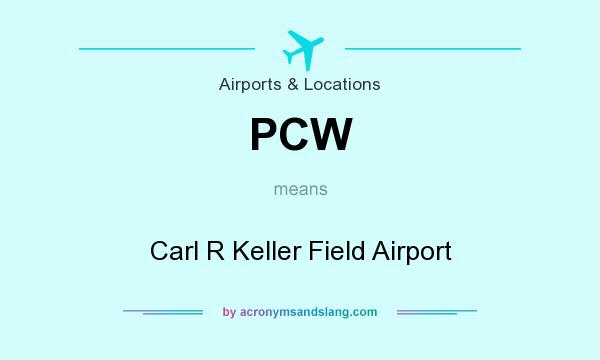 What does PCW mean? It stands for Carl R Keller Field Airport