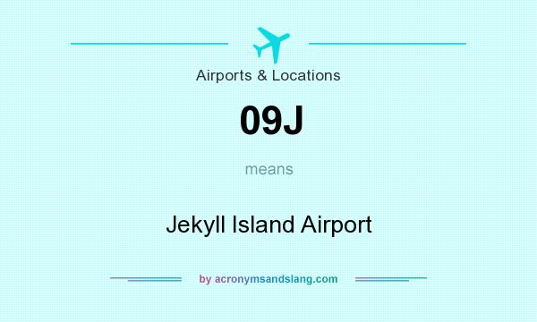 What does 09J mean? It stands for Jekyll Island Airport