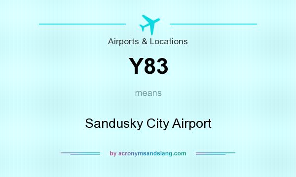 What does Y83 mean? It stands for Sandusky City Airport