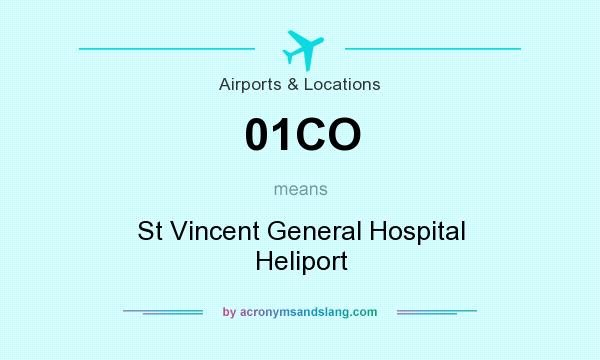 What does 01CO mean? It stands for St Vincent General Hospital Heliport