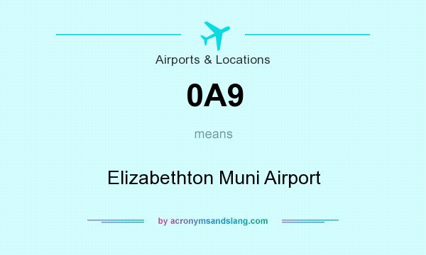 What does 0A9 mean? It stands for Elizabethton Muni Airport