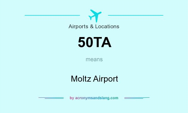 What does 50TA mean? It stands for Moltz Airport