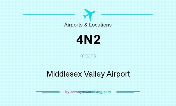 What does 4N2 mean? It stands for Middlesex Valley Airport