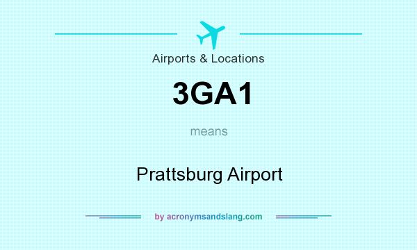 What does 3GA1 mean? It stands for Prattsburg Airport