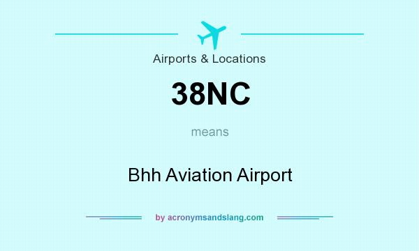 What does 38NC mean? It stands for Bhh Aviation Airport