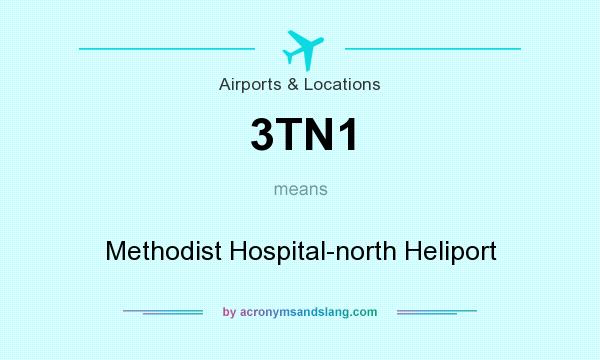 What does 3TN1 mean? It stands for Methodist Hospital-north Heliport