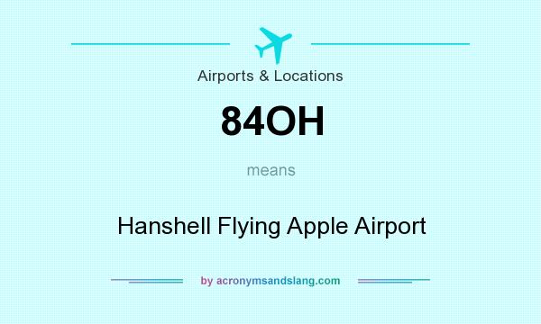 What does 84OH mean? It stands for Hanshell Flying Apple Airport