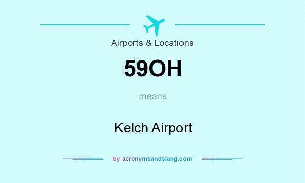What does 59OH mean? It stands for Kelch Airport