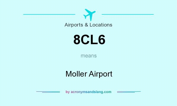 What does 8CL6 mean? It stands for Moller Airport