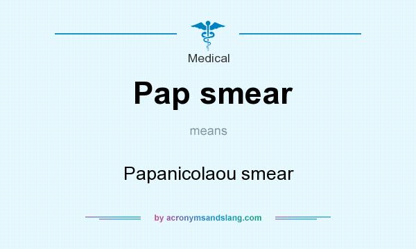 What does Pap smear mean? It stands for Papanicolaou smear
