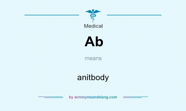 What does Ab mean? It stands for anitbody