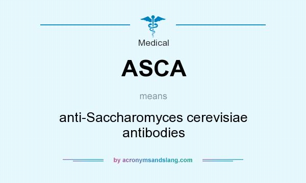 What does ASCA mean? It stands for anti-Saccharomyces cerevisiae antibodies