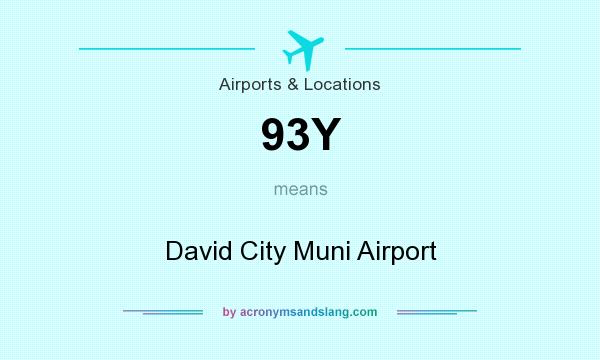 What does 93Y mean? It stands for David City Muni Airport