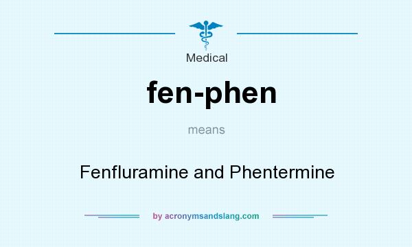 What does fen-phen mean? It stands for Fenfluramine and Phentermine