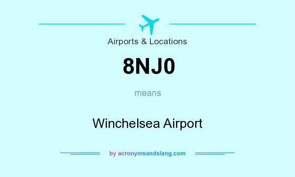 What does 8NJ0 mean? It stands for Winchelsea Airport