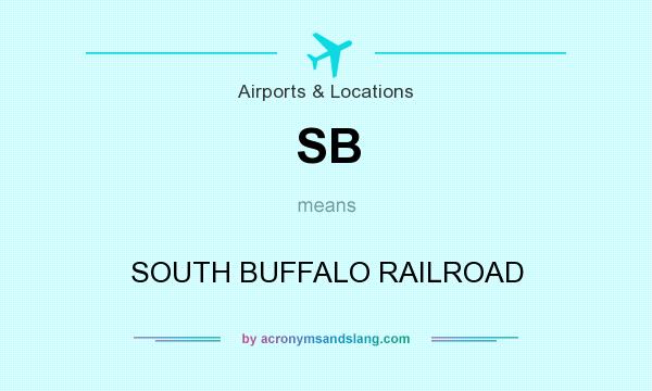 What does SB mean? It stands for SOUTH BUFFALO RAILROAD