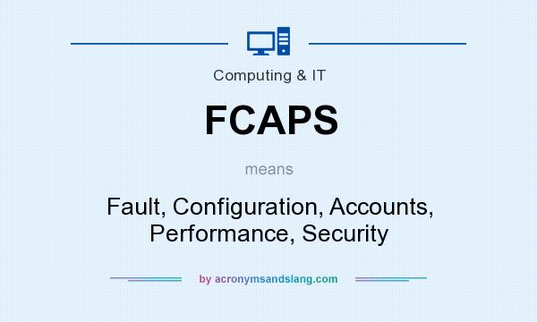 What does FCAPS mean? It stands for Fault, Configuration, Accounts, Performance, Security