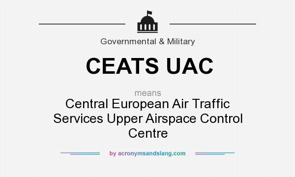 What does CEATS UAC mean? It stands for Central European Air Traffic Services Upper Airspace Control Centre